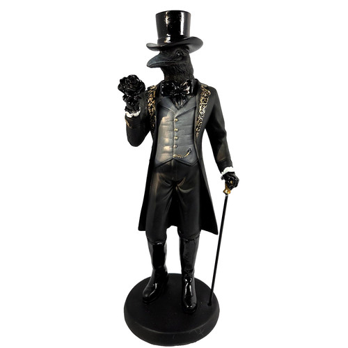 Halloween raven gentleman - halloween,