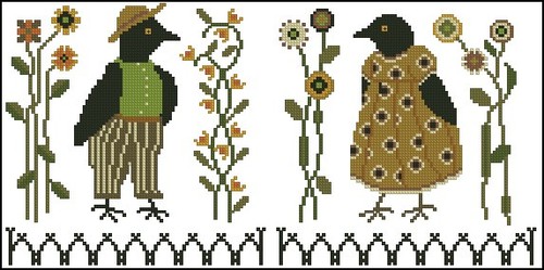 Set cross stitch pattern - 2,