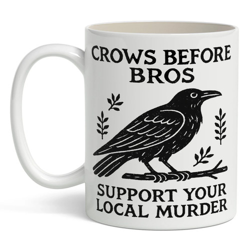 Crows before bros mug - before,
