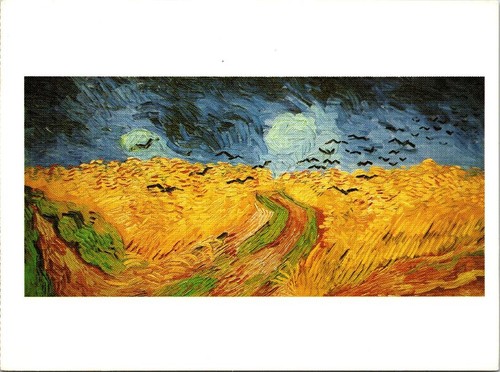 Crows over the wheat - the, field